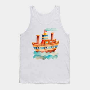 Watercolor Children Toy #5 Tank Top